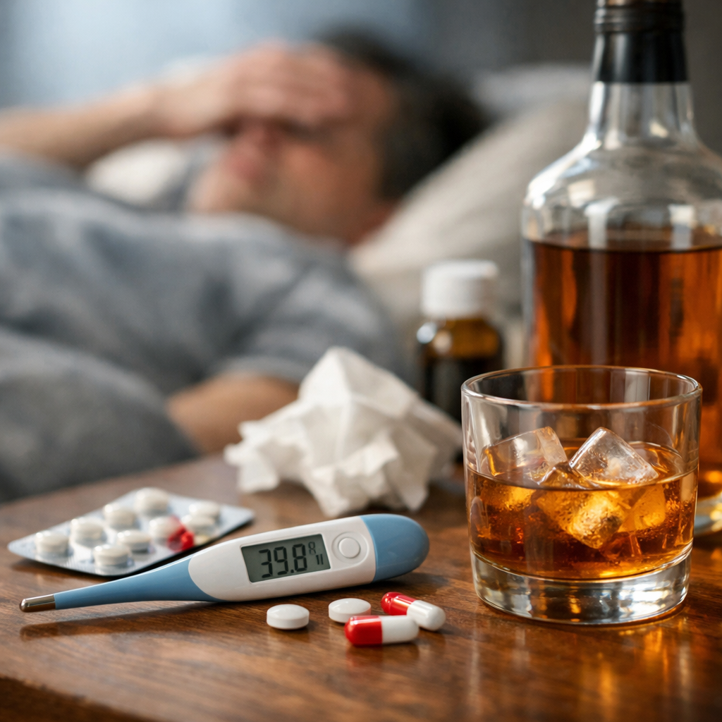 Feber och alkohol